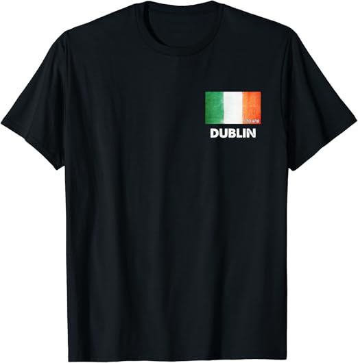 Dublin Ireland Flag Shirt Dublin TShirt Clothing